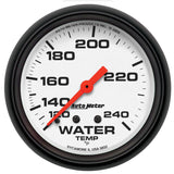 Autometer Phantom 66mm 120-240 Deg F Mechanical Water Temperature Gauge - 5832