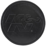 K&N Universal Rubber Filter-Round Tapered 4in Flange ID x 8in Base OD x 6.625in Top OD x 8in H - RU-5171HBK