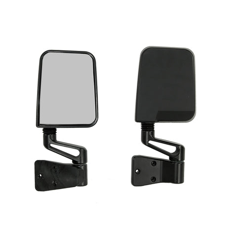 Rugged Ridge 87-02 Jeep YJ/TJ Black Door Mirror Kit - 7694