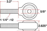 SPC Performance XAXIS Rod End Ball Joint - 15738