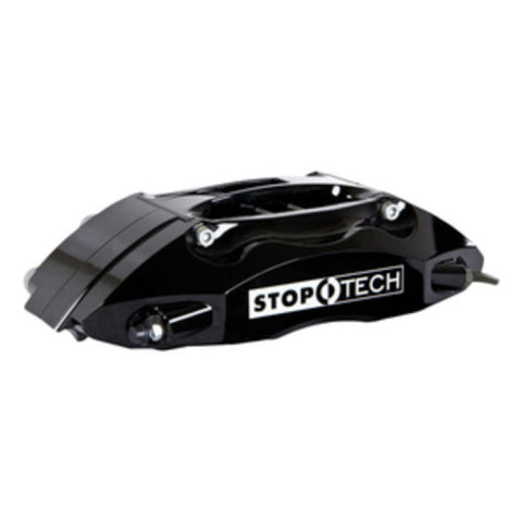 StopTech 04 Volkswagen Golf 3.2L Front BBK w/ Black ST-40 Caliper Slotted 355X32 2pc Rotor - 83.890.4700.51