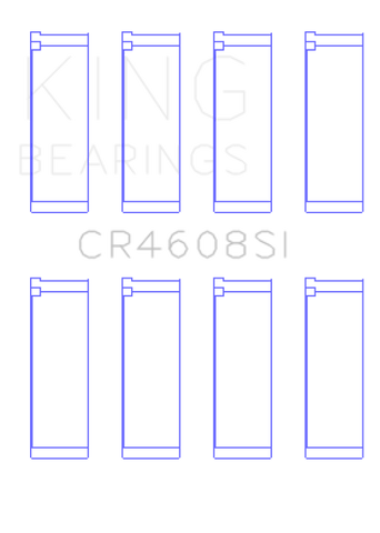 King Engine Bearings Toyota 2Zz-Ge (Size +0.75mm) Connecting Rod Bearing Set - CR4608SI0.75