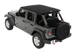 Bestop 18-26 Jeep Wrangler JL 4-Door Trektop (Black Diamond) - 56863-35