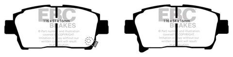 EBC 03-07 Scion XA 1.5 Yellowstuff Front Brake Pads - DP41459R