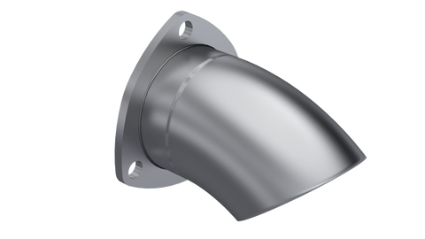 QTP 3in Bolt-On QTEC Adjustable Turn Down - 11300