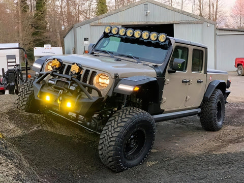 Oracle Jeep Wrangler JL Smoked Lens LED Front Sidemarkers - 5853-504