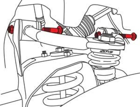 SPC Performance 04-13 Nissan Armada / 05-12 Pathfinder / 04-13 Titan UCA Mounting Bolt - 21035