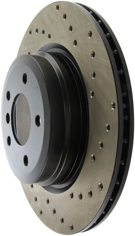 StopTech 07-10 BMW 335i Cross Drilled Left Rear Rotor - 128.34080L