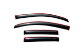 AVS 07-12 Dodge Caliber Ventvisor In-Channel Front & Rear Window Deflectors 4pc - Smoke - 194323
