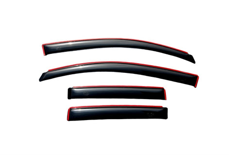 AVS 07-12 Dodge Caliber Ventvisor In-Channel Front & Rear Window Deflectors 4pc - Smoke - 194323