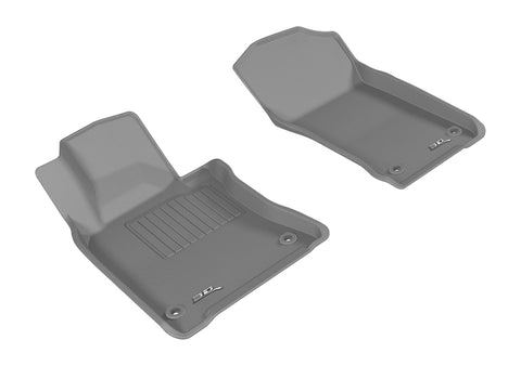3D MAXpider 2017-2019 Infiniti Q60 Kagu 1st Row Floormat - Gray - L1IN02711501