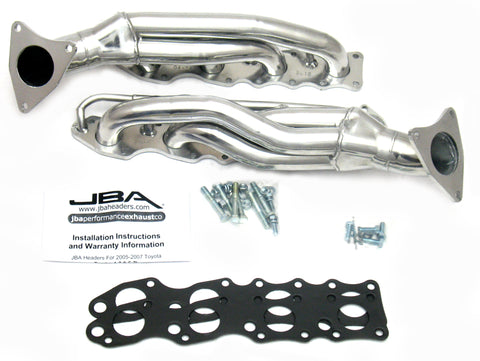 JBA 07-20 Toyota 5.7L V8 1-5/8in Primary Silver Ctd Cat4Ward Header - 2012SJS