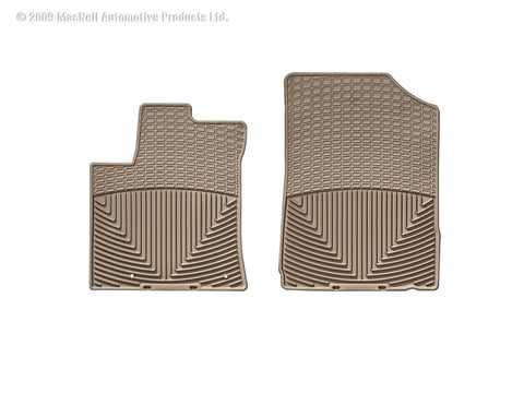 WeatherTech 09+ Pontiac Vibe Front Rubber Mats - Tan - W96TN