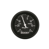 Autometer Black 2-5/8in 30 In Hg-Vac / 20 PSI Mechanical Vacuum/Boost Gauge - 2310