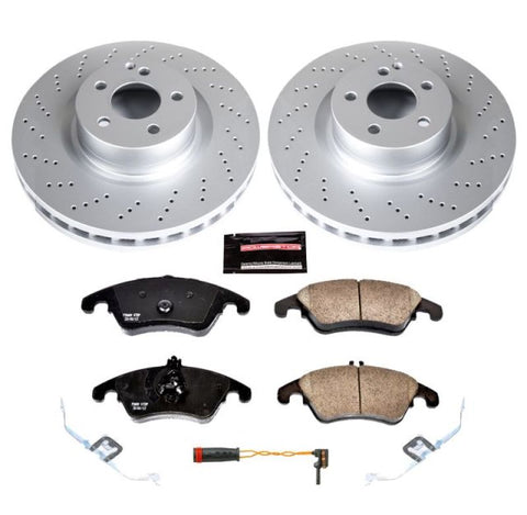 Power Stop 12-15 Mercedes-Benz C250 Front Z23 Evolution Sport Coated Brake Kit - CRK6207