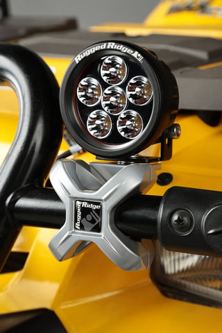 Rugged Ridge 1.25-2.0in Silver X-Clamp - 11031.10