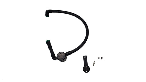 J&L 16-23 Dodge Durango / Jeep Grand Cherokee 3.6L Oil Separator 3.0 Passenger Side - Black Anod - 3074P-B