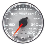 Autometer Spek-Pro Gauge Trans Temp 2 1/16in 300f Stepper Motor W/Peak & Warn Slvr/Chrm - P34221