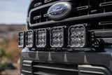 Diode Dynamics 21-22 Ford F-150 SS5 Grille CrossLink Lightbar Kit - Sport - White Combo - DD7317