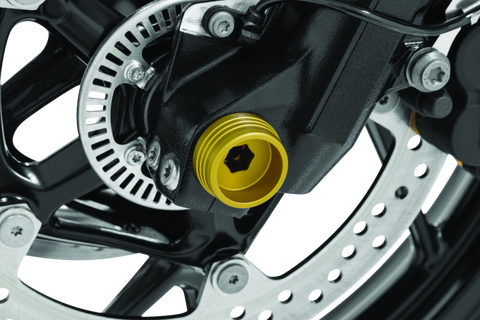 Kuryakyn Lodestar Front Axle Slider Gold - 3810