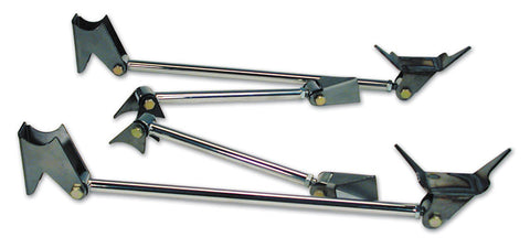 Ridetech Universal Weld-in Triangulated 4 Link Kit Polished Stainless - 18988099