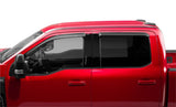 AVS 15-18 Ford F-150 Supercrew Ventvisor Outside Mount Window Deflectors 4pc - Smoke - 94975