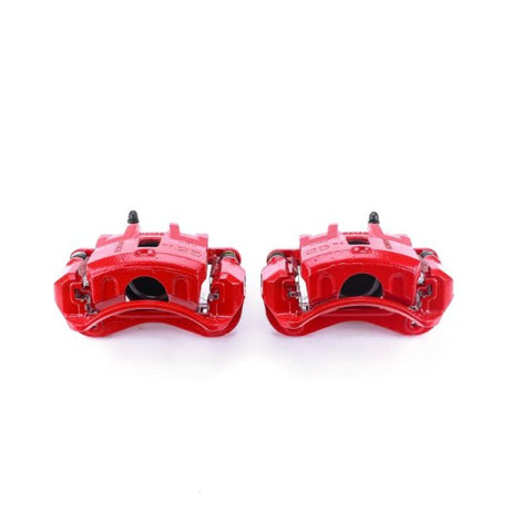Power Stop 99-04 Hyundai Sonata Front Red Calipers w/Brackets - Pair - S2648
