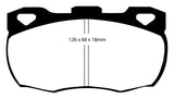 EBC 92-97 Land Rover Defender Greenstuff Front Brake Pads - DP6708