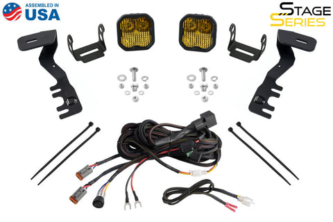 Diode Dynamics 2024+ Toyota Tacoma Stage Series Ditch Light Bracket Kit - DD7933P
