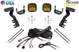 Diode Dynamics 2024+ Toyota Tacoma SS3 LED Ditch Light Kit- Sport Yellow Combo - DD7939