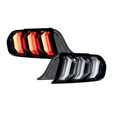 Form Lighting 2015-2023 Ford Mustang LED Tail Lights Clear (Pair) - FL0006