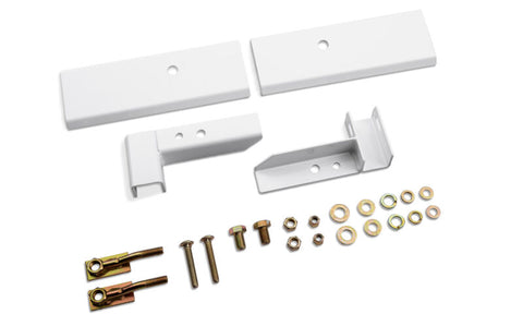 BackRack 20-23 Chevrolet/GMC Silverado/Sierra 2500/3500HD No Drill Standard Hardware Kit - White - 30124W