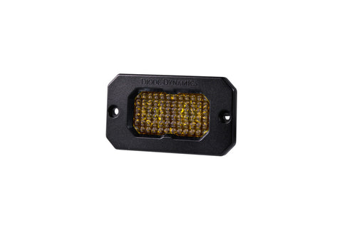 Diode Dynamics Stage Series 2 In LED Pod Sport - Yellow Flood Flush ABL Each - DD6430S