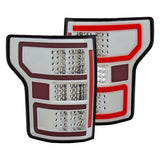 ANZO 18-19 Ford F-150 LED Taillights Chrome - 321340