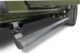 RealTruck 20-24 Jeep Gladiator CC 4dr VoltStep Electric Running Board Kit (Cut/Drill Req.) - Tex Blk - 20451687PC