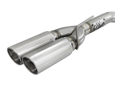aFe GM Trucks 23-24 L6-3.0L (td) LZ0 Vulcan Series 3in 304 SS DPF-Back Exhaust System w/Polished Tip - 49-34146-P