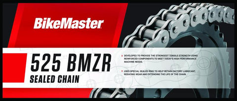 BikeMaster 525x120 BMZR Z-Ring Chain - Chrome/Chrome - 197414