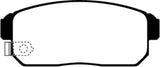 EBC 02-03 Infiniti G20 2.0 Yellowstuff Rear Brake Pads - DP41691R