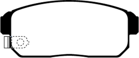 EBC 02-03 Infiniti G20 2.0 Greenstuff Rear Brake Pads - DP21691
