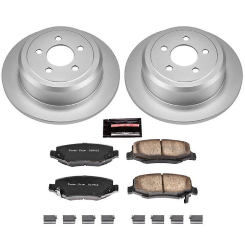 Power Stop 07-11 Dodge Nitro Rear Z17 Evolution Geomet Coated Brake Kit - CRK3046