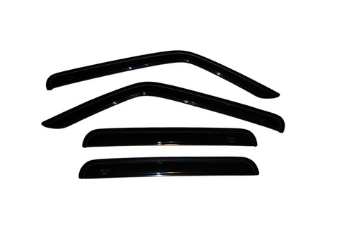 AVS 07-18 Jeep Patriot Ventvisor Outside Mount Window Deflectors 4pc - Smoke - 94359