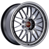 BBS LM 20x9.5 5x114.3 ET40 CB66 Diamond Black Center Diamond Cut Lip Wheel - LM238DBPK