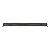 Go Rhino Xplor Blackout Combo Series Dbl Row LED Light Bar w/Amber (Side/Track Mount) 40in. - Blk - 754004012CDS