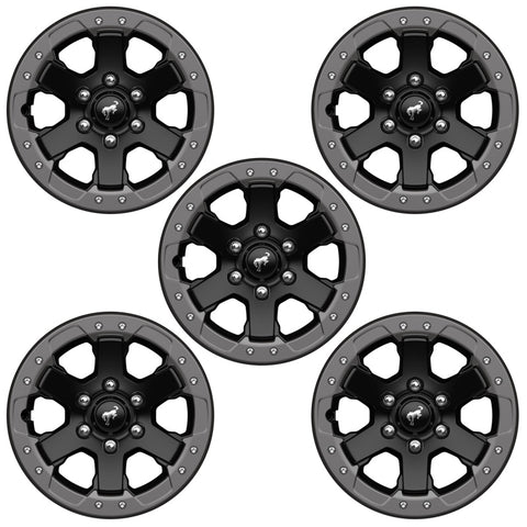 Ford Racing 21-23 Bronco 17inx8in Badlands Bead Lock Capable Wheel Kit - M-1007K-DC178B