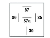 Hella Relay 12V 20/40A Spdt Res Wthr - 007794327