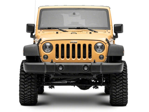 Raxiom 07-18 Jeep Wrangler JK Axial Series 4-In LED Fog Lights- Clear - J167046