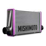 Mishimoto Universal Carbon Fiber Intercooler - Matte Tanks - 450mm Gold Core - S-Flow - C V-Band - MMINT-UCF-M4G-S-C