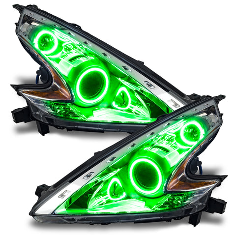 Oracle Nissan 370 Z 09-20 Dual Halo Kit - ColorSHIFT w/ Simple Controller - 2380-504