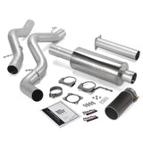 Banks Power 06-07 Chevy 6.6L ECLB Monster Exhaust System - SS Single Exhaust w/ Black Tip - 48940-B