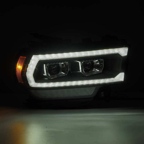 AlphaRex 19-21 Ram 2500 PRO-Series Projector Headlights Plank Style Black w/Activation Light - 880547